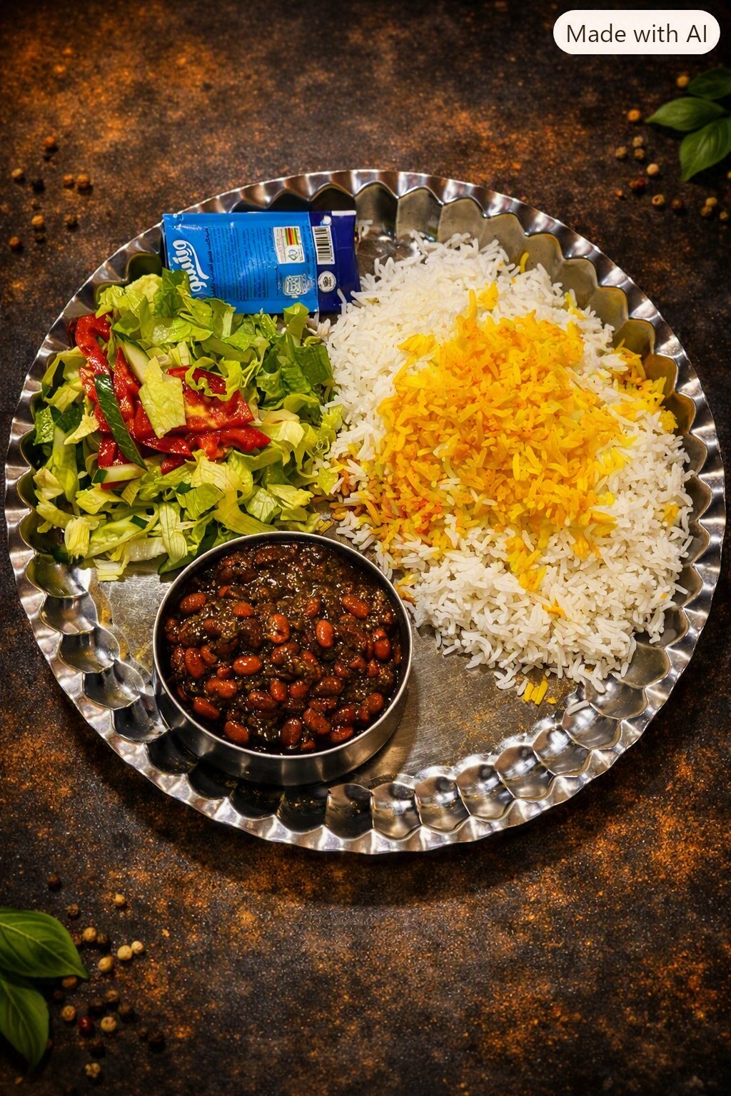 چلو خورشت قورمه آتام