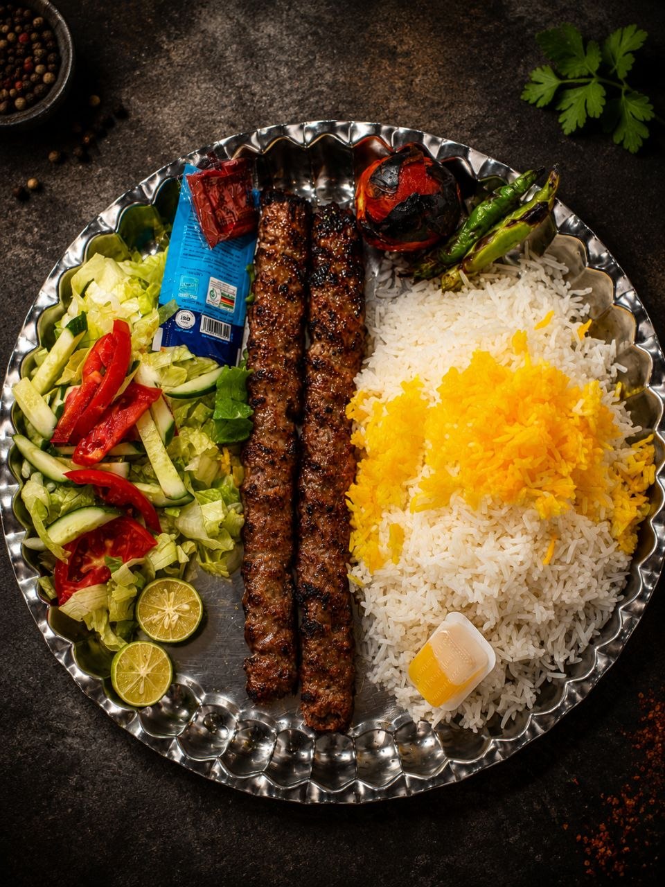 چلو کوبیده مخصوص آتام